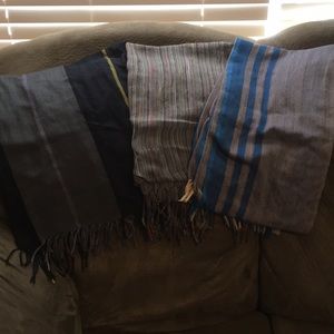 Set of 3 Handmade scarves